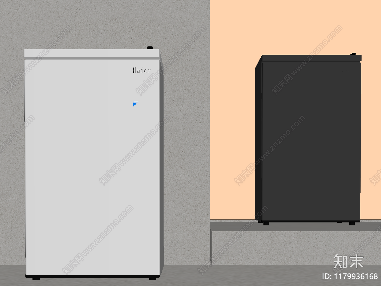 冰柜SU模型下载【ID:1179936168】