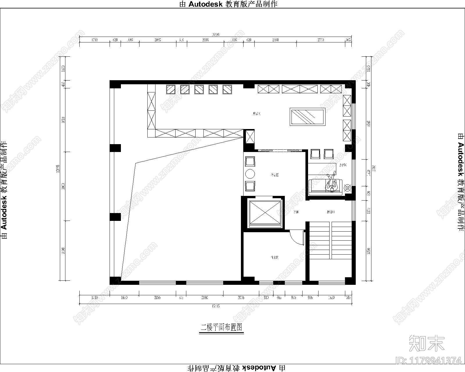 现代其他商业空间cad施工图下载【ID:1179941374】