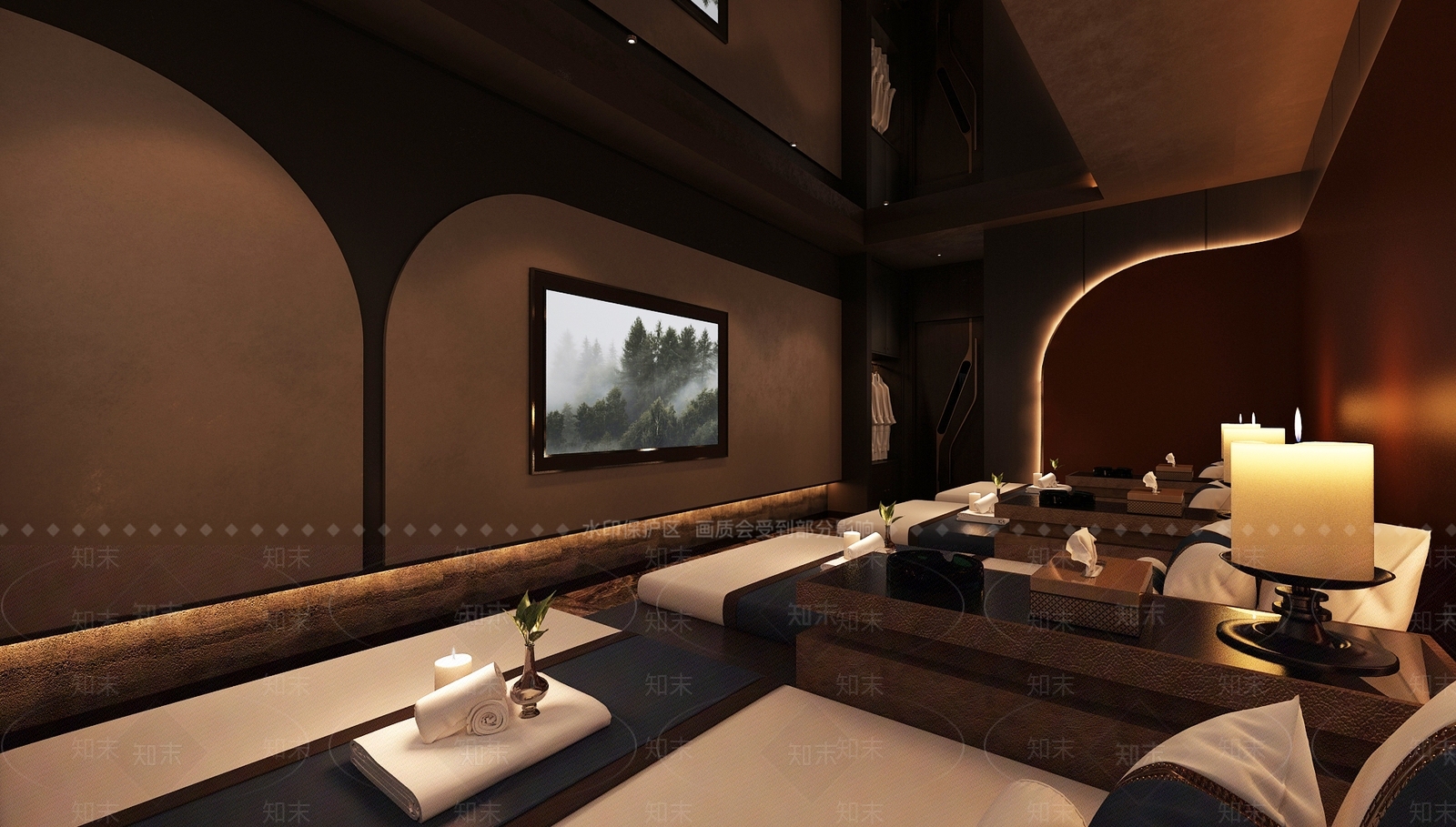 现代足浴店3D模型下载【ID:1179944418】