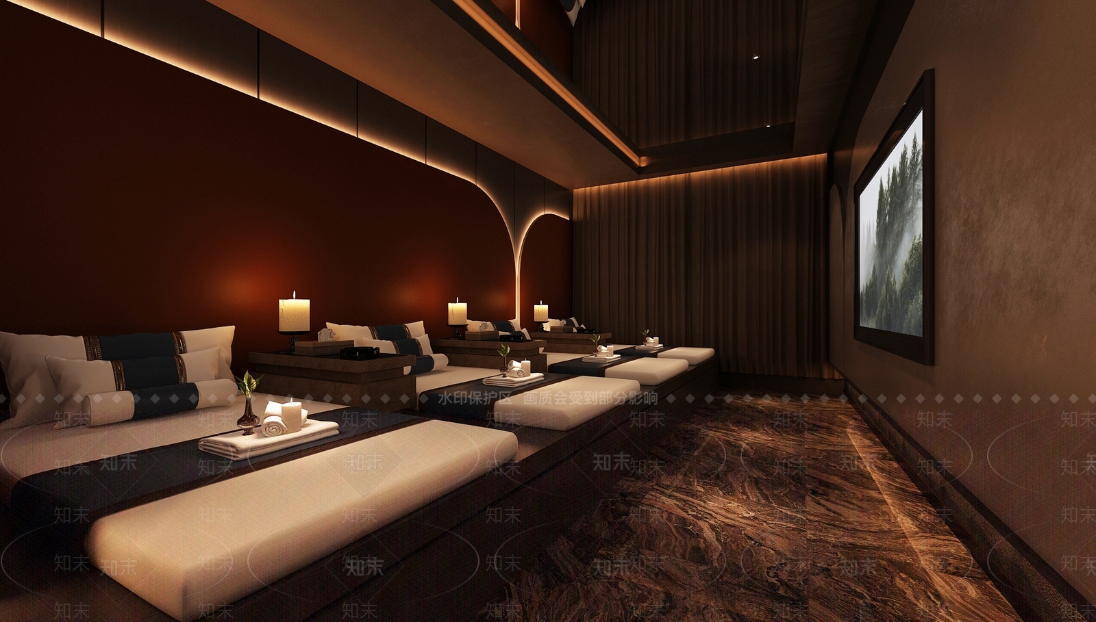 现代足浴店3D模型下载【ID:1179944418】