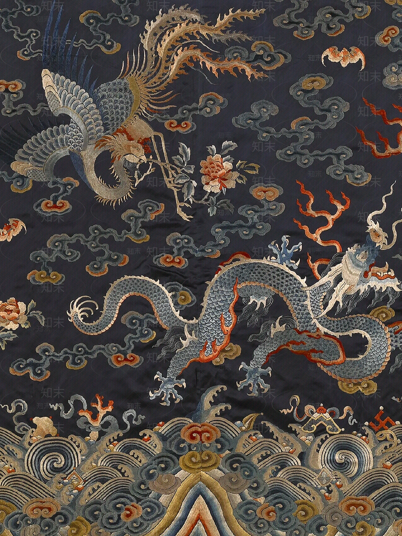 新中式花纹布纹贴图下载【ID:1179954103】