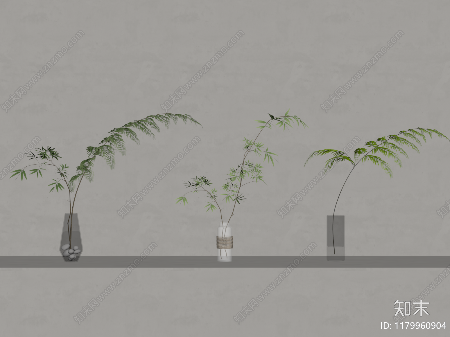 植物组合SU模型下载【ID:1179960904】