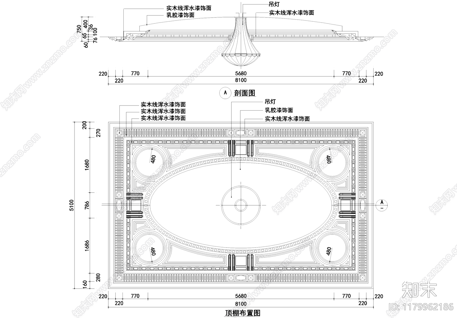 吊顶图施工图下载【ID:1179962186】