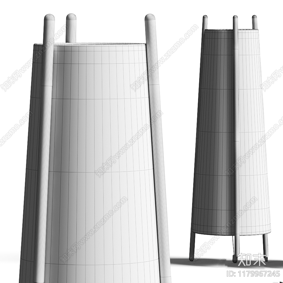 落地灯3D模型下载【ID:1179967245】