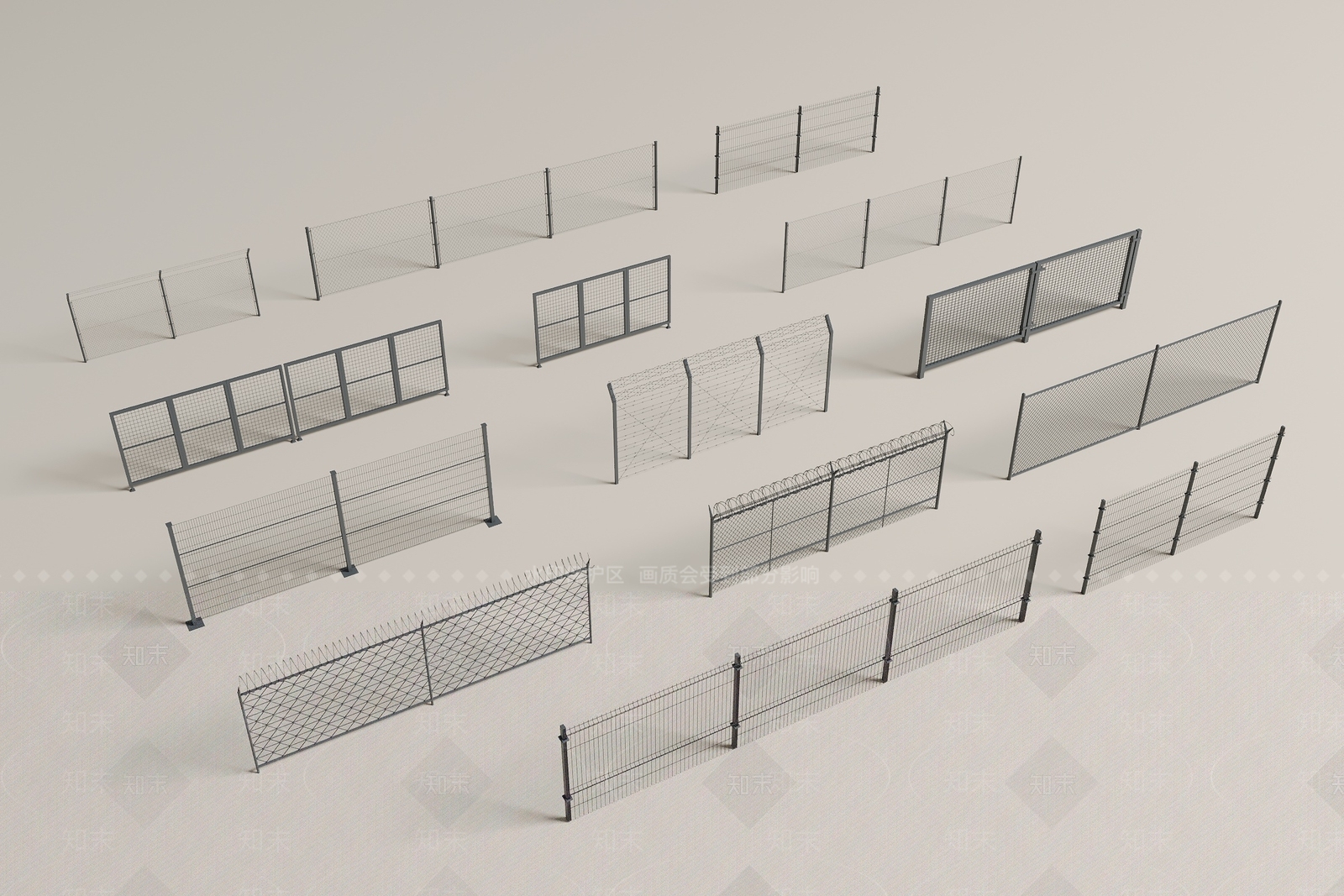 现代其他局部构件3D模型下载【ID:1179977164】