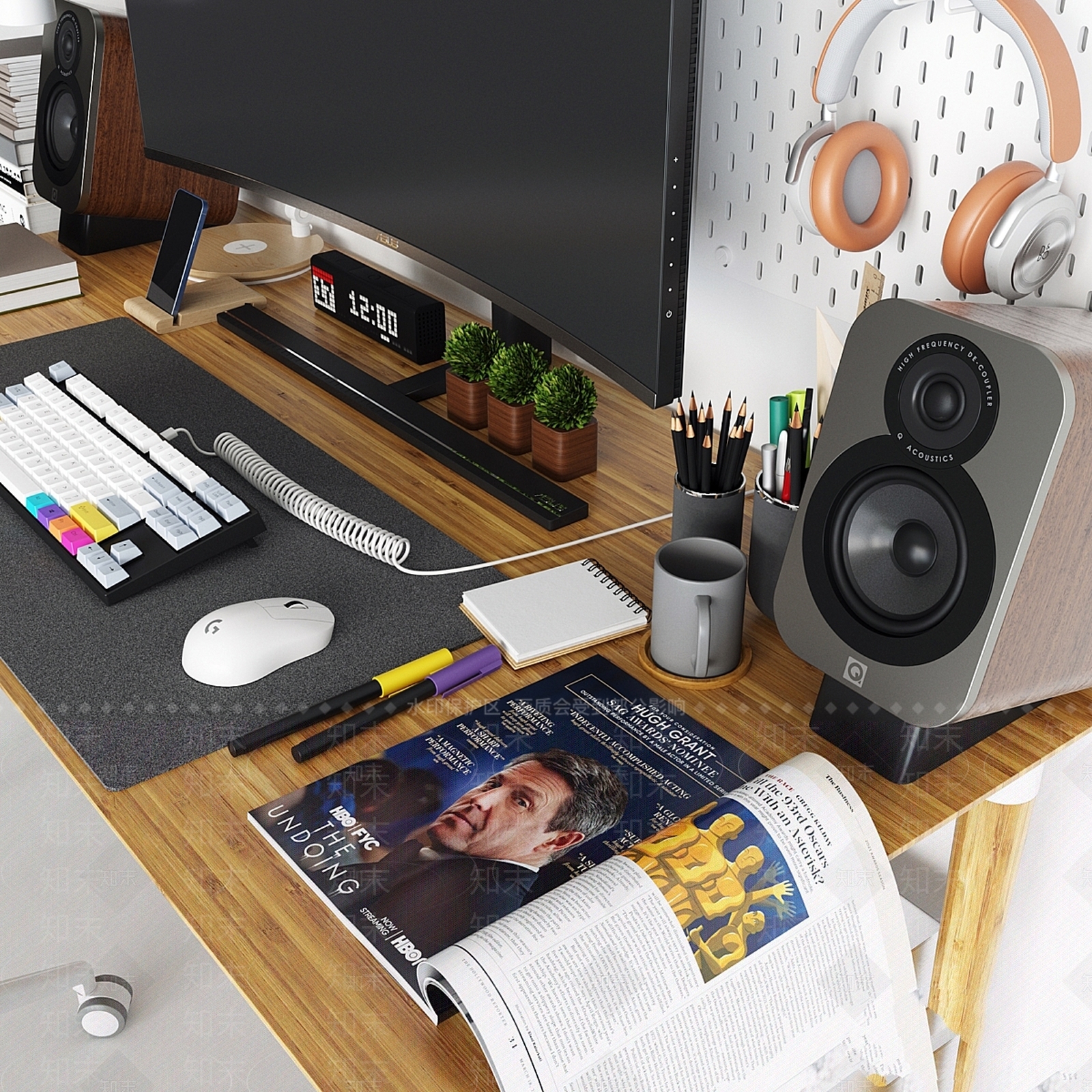办公桌椅3D模型下载【ID:1179977910】