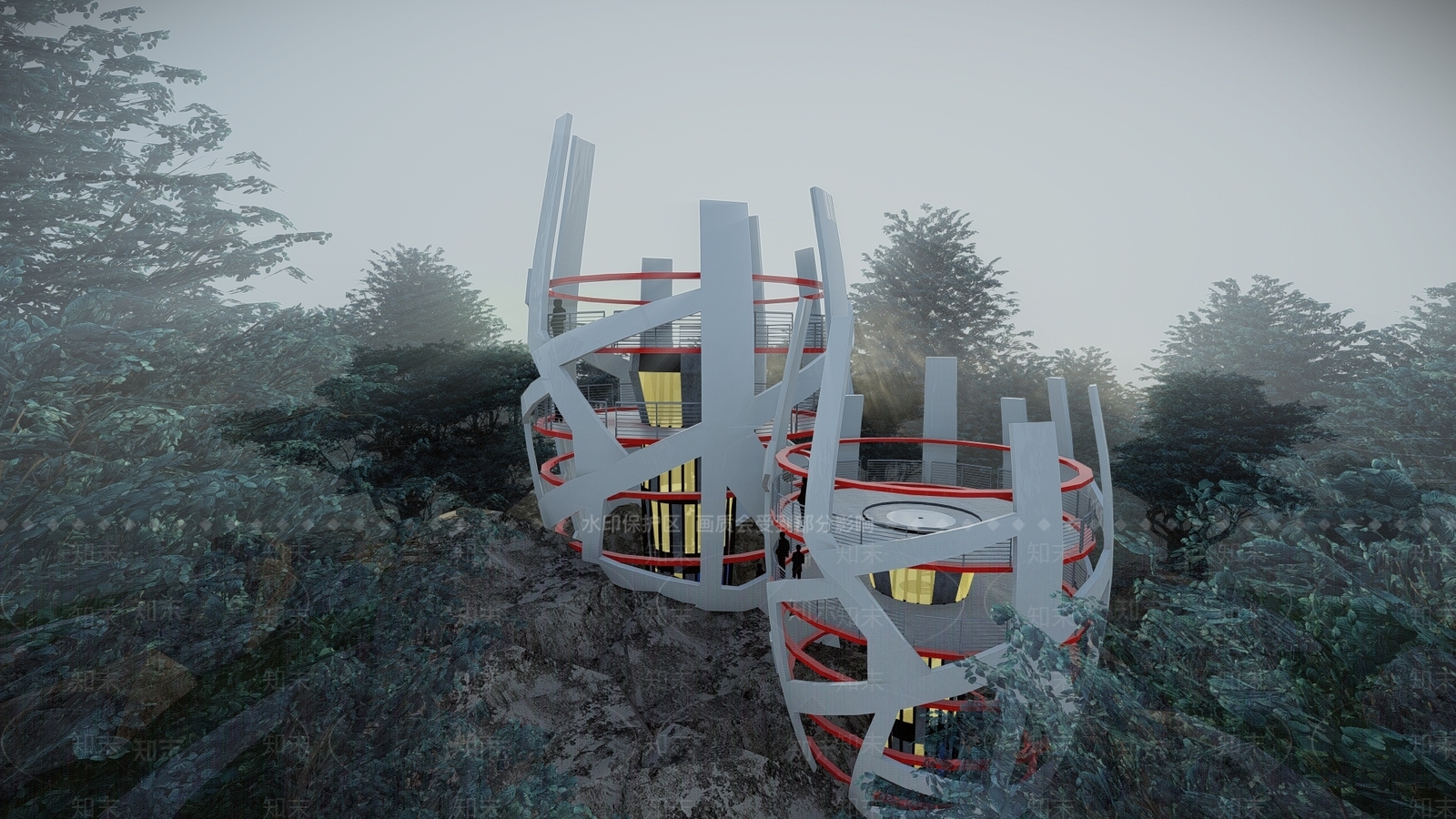 现代其他景观小建筑SU模型下载【ID:1179986193】