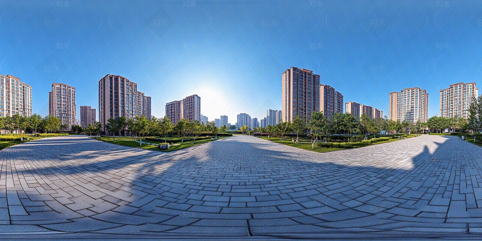 现代小区HDR贴图下载【ID:1179995117】