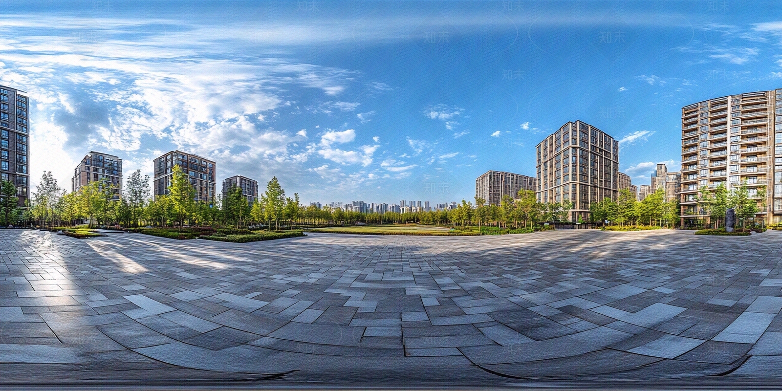 现代小区HDR贴图下载【ID:1179995318】