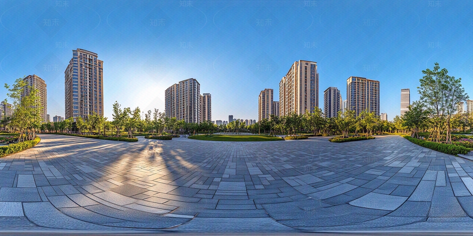 现代小区HDR贴图下载【ID:1179995450】