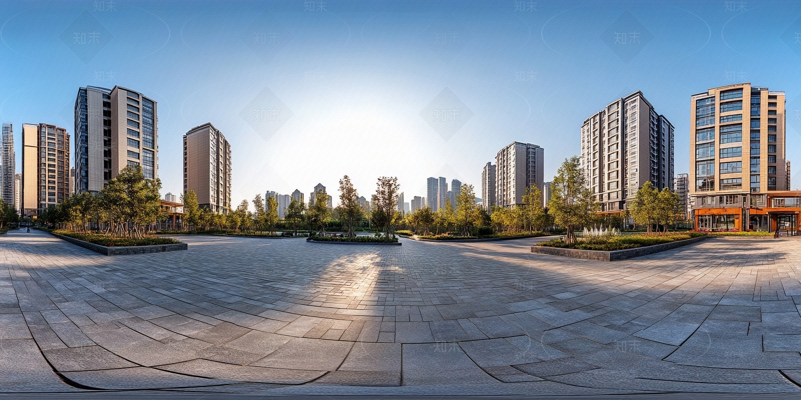 现代小区HDR贴图下载【ID:1179997117】
