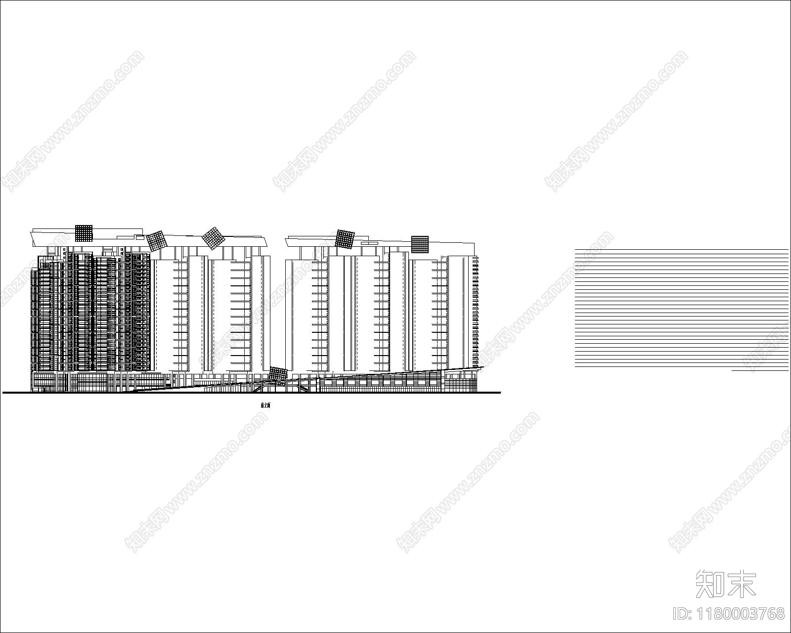 立面图施工图下载【ID:1180003768】