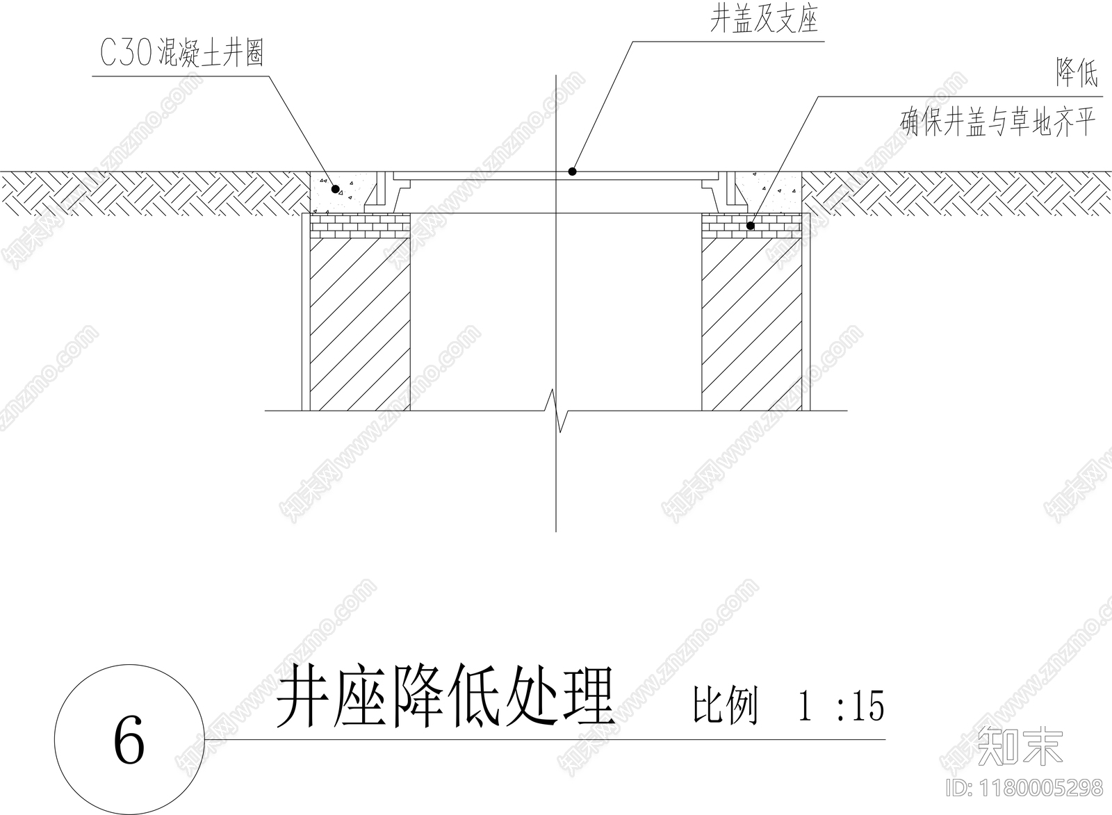 道路绿化施工图下载【ID:1180005298】