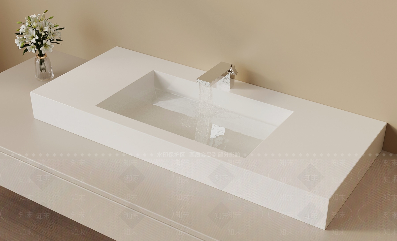 洗手台3D模型下载【ID:1180009152】