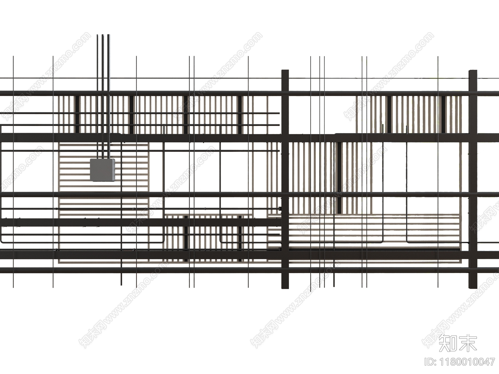 工业吊顶SU模型下载【ID:1180010047】
