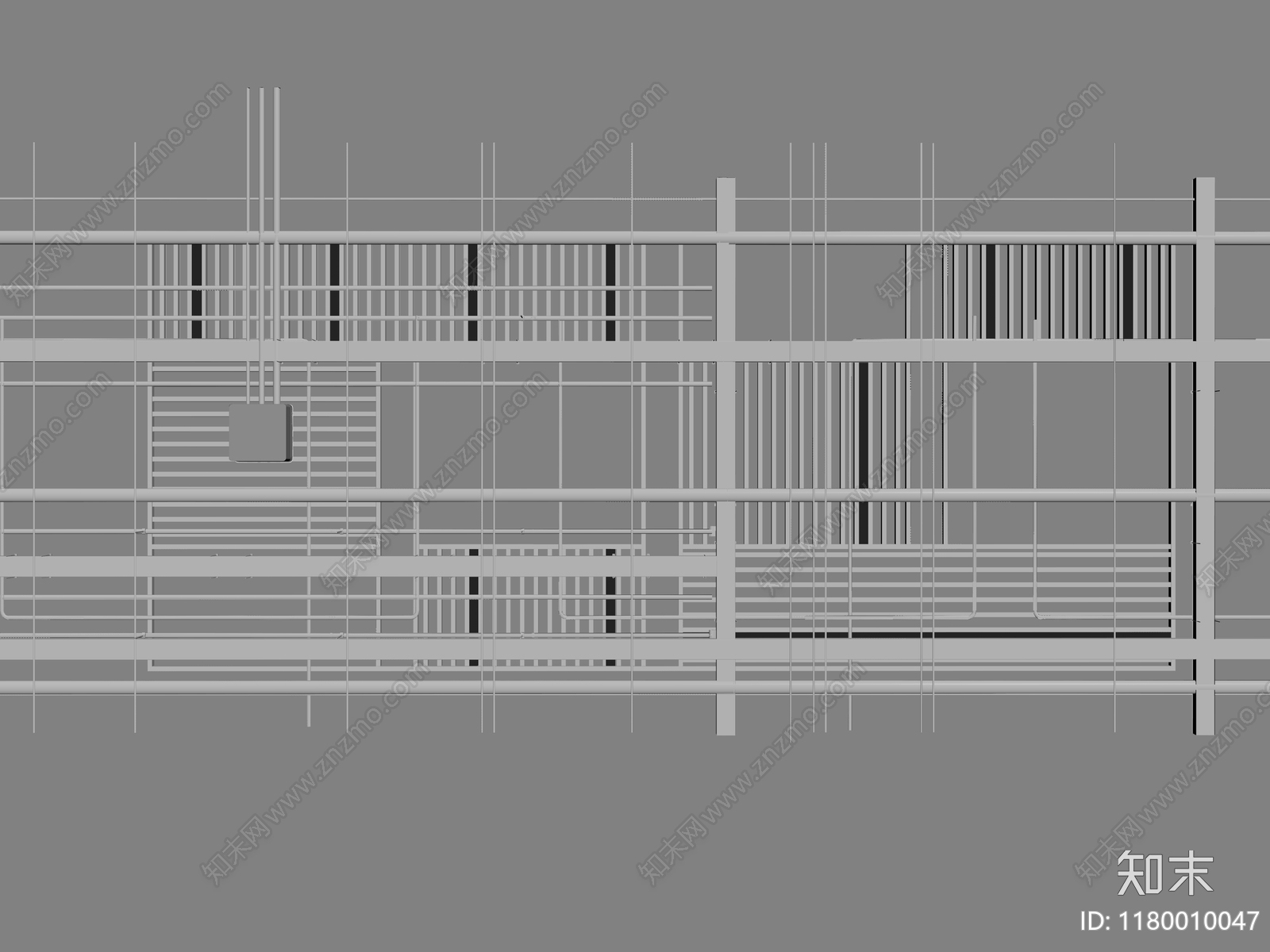 工业吊顶SU模型下载【ID:1180010047】