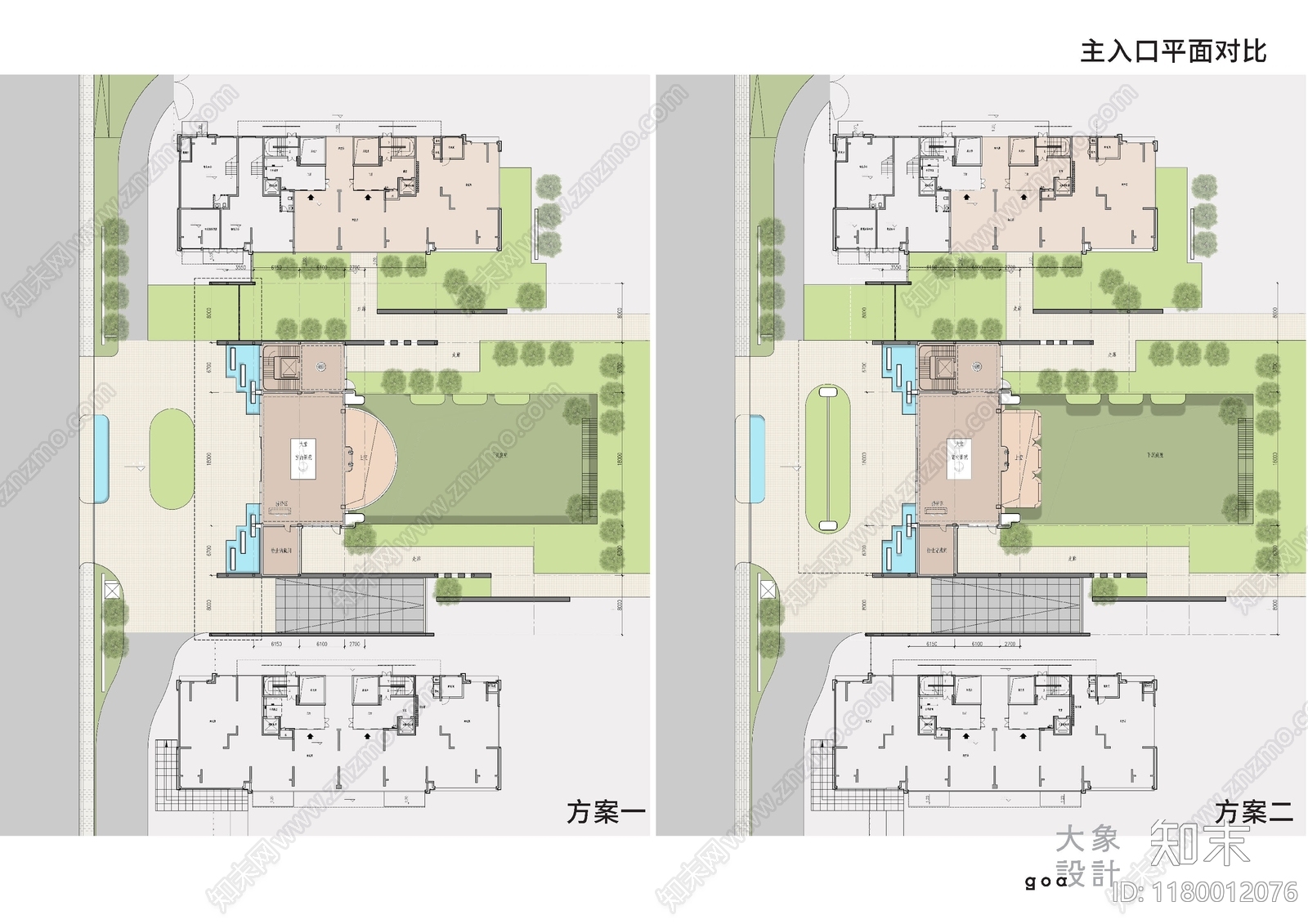 现代极简小区建筑下载【ID:1180012076】