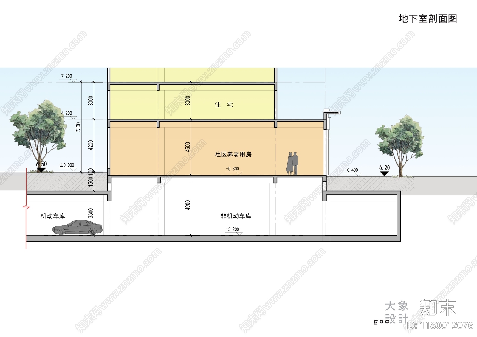 现代极简小区建筑下载【ID:1180012076】