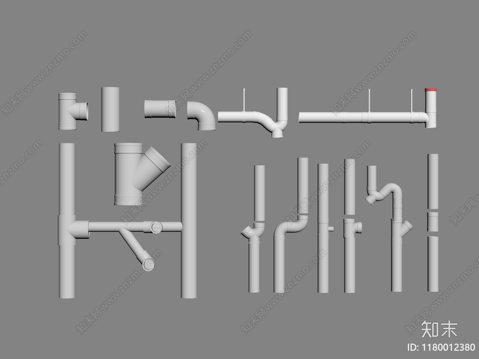 管道零件SU模型下载【ID:1180012380】