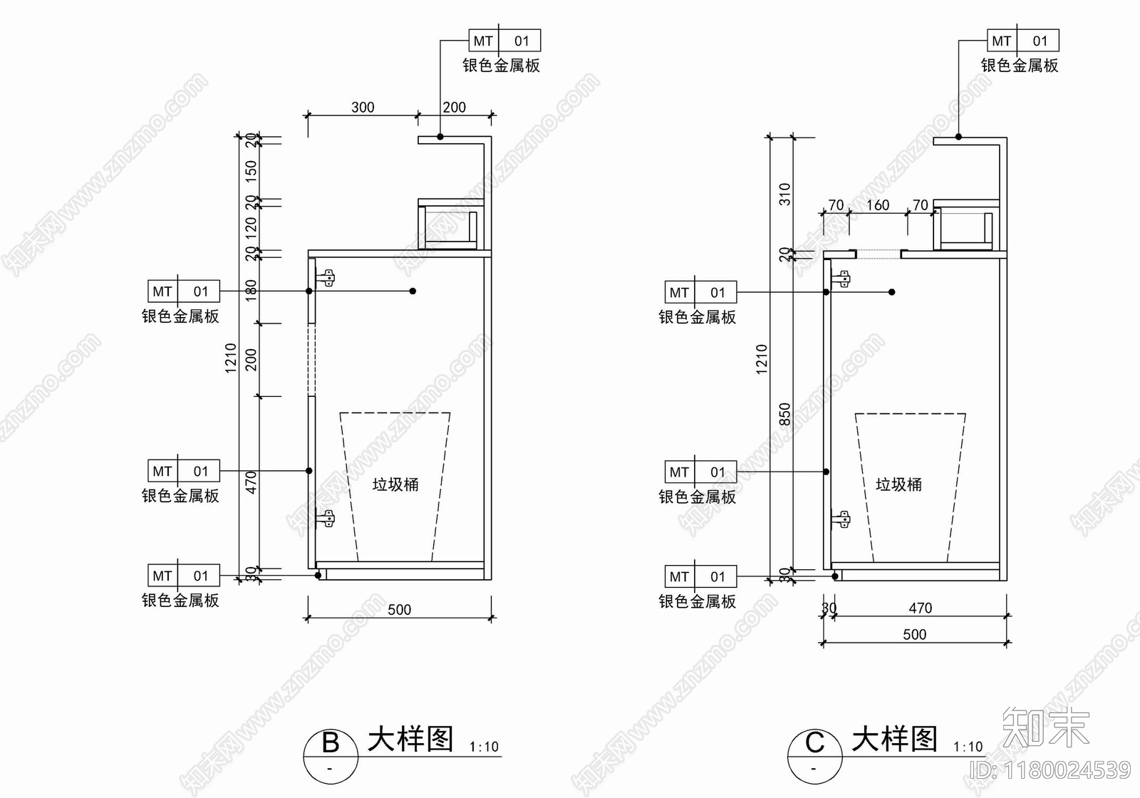 现代家具节点详图cad施工图下载【ID:1180024539】