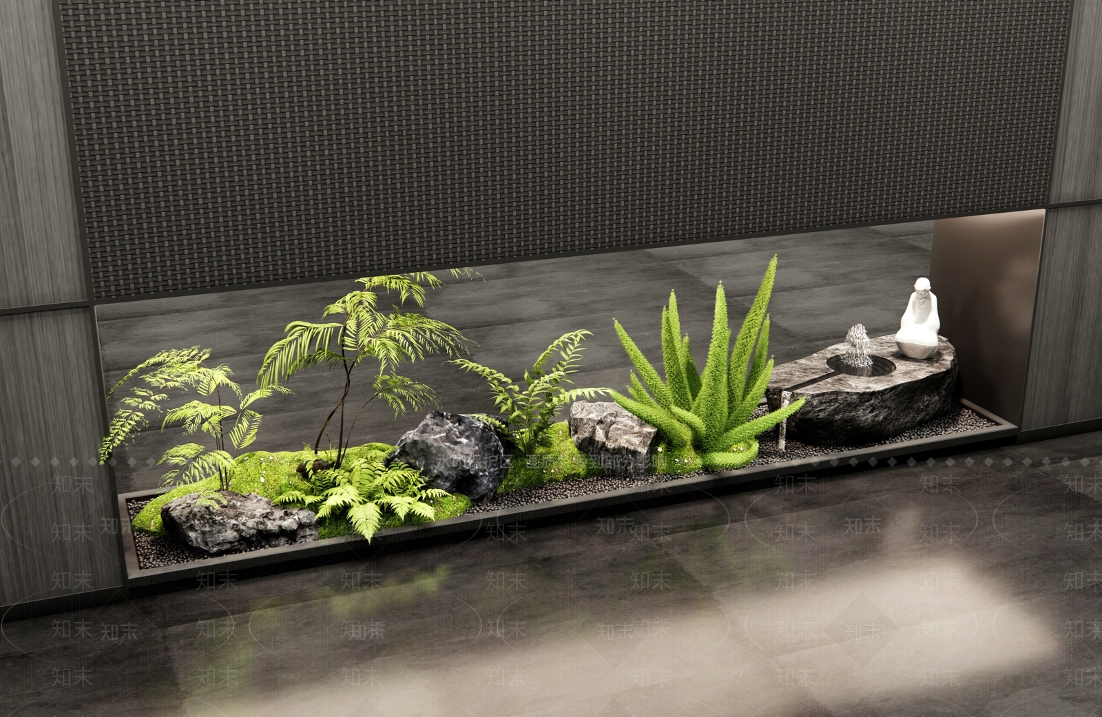 植物组合SU模型下载【ID:1180038037】