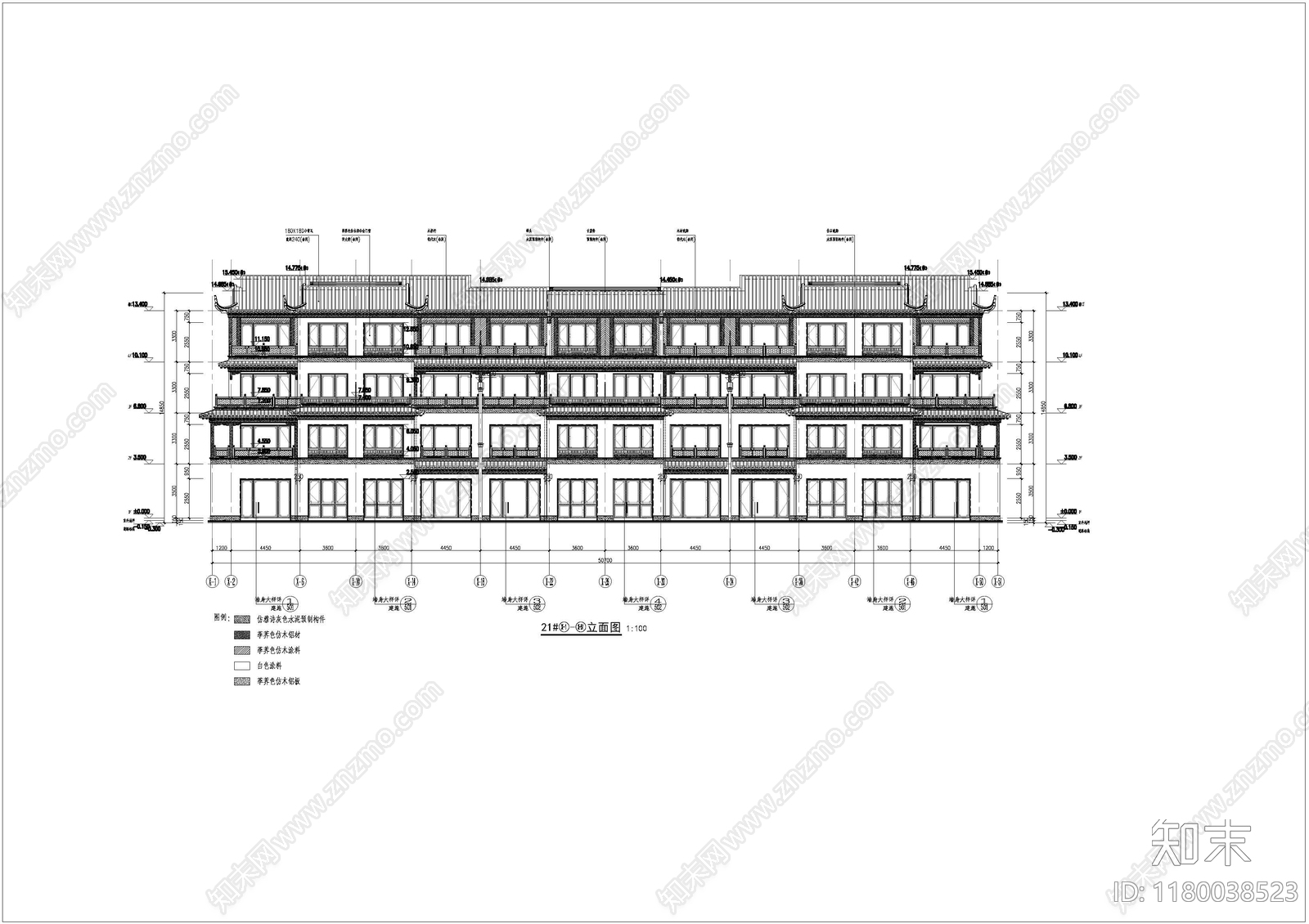 中式新中式古建施工图下载【ID:1180038523】