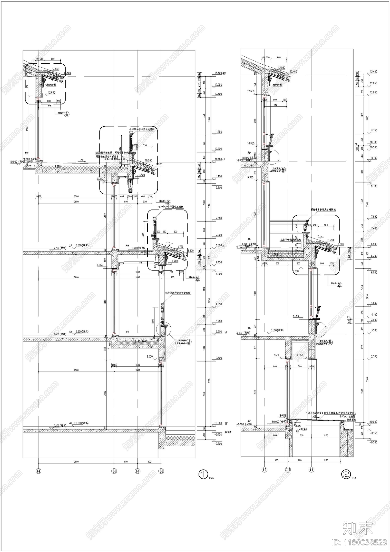 中式新中式古建施工图下载【ID:1180038523】