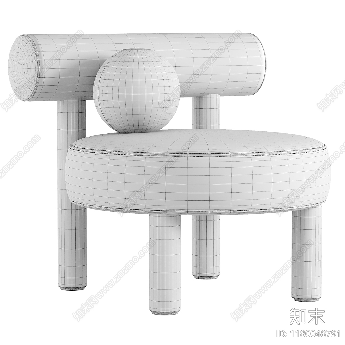 休闲椅3D模型下载【ID:1180048791】