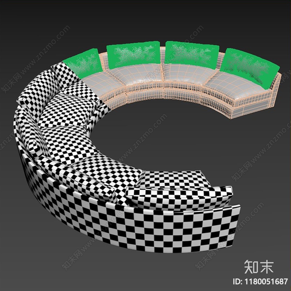 其他沙发3D模型下载【ID:1180051687】