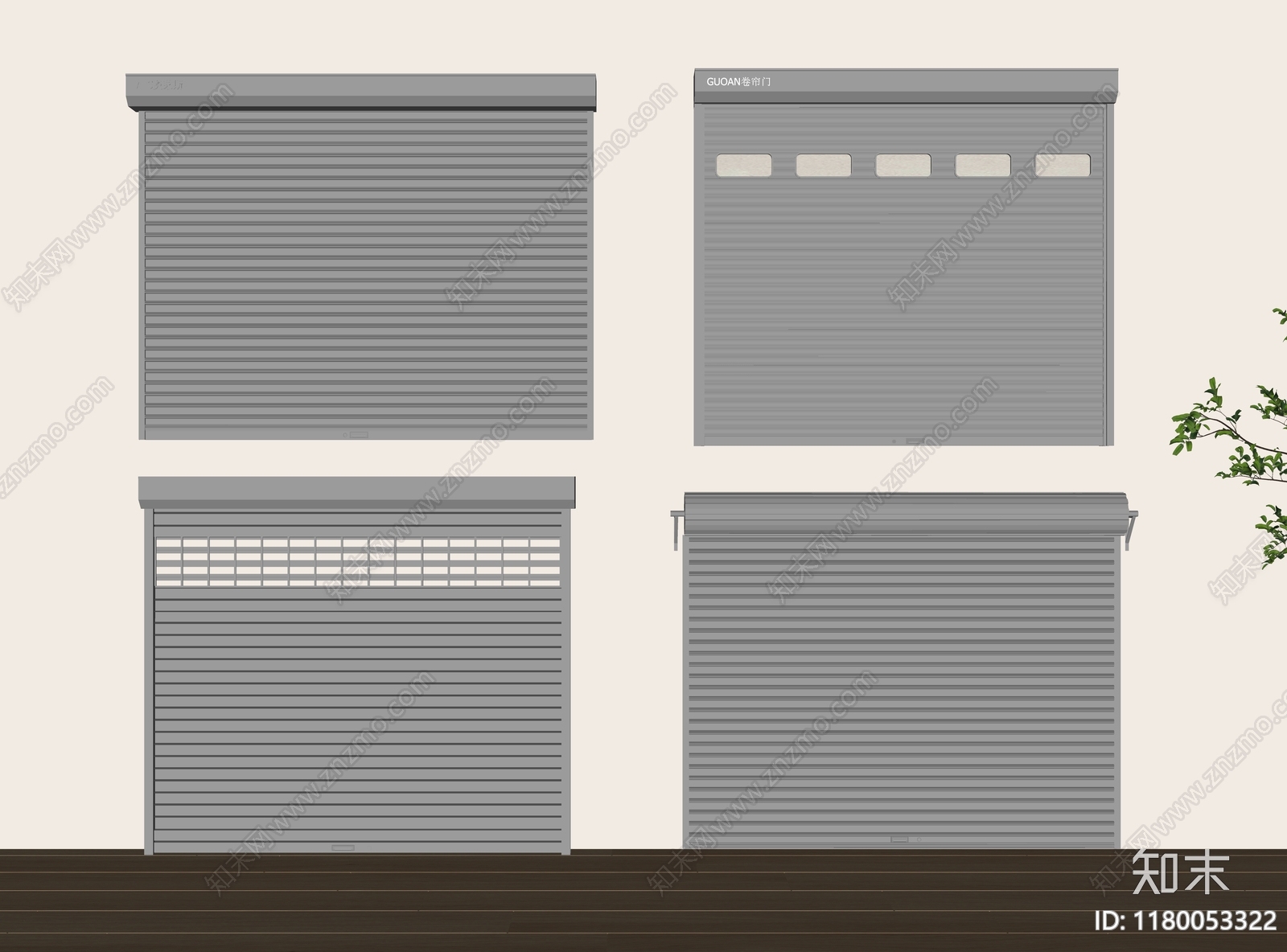 现代卷帘门SU模型下载【ID:1180053322】