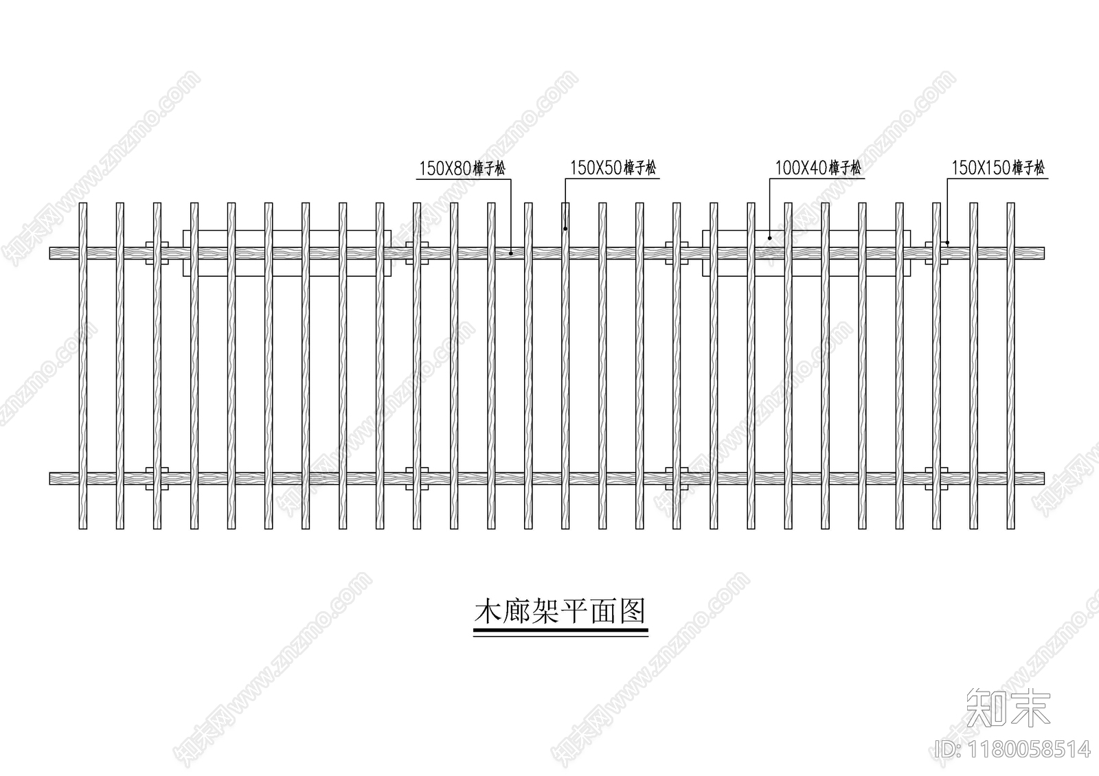 现代亭子图库cad施工图下载【ID:1180058514】