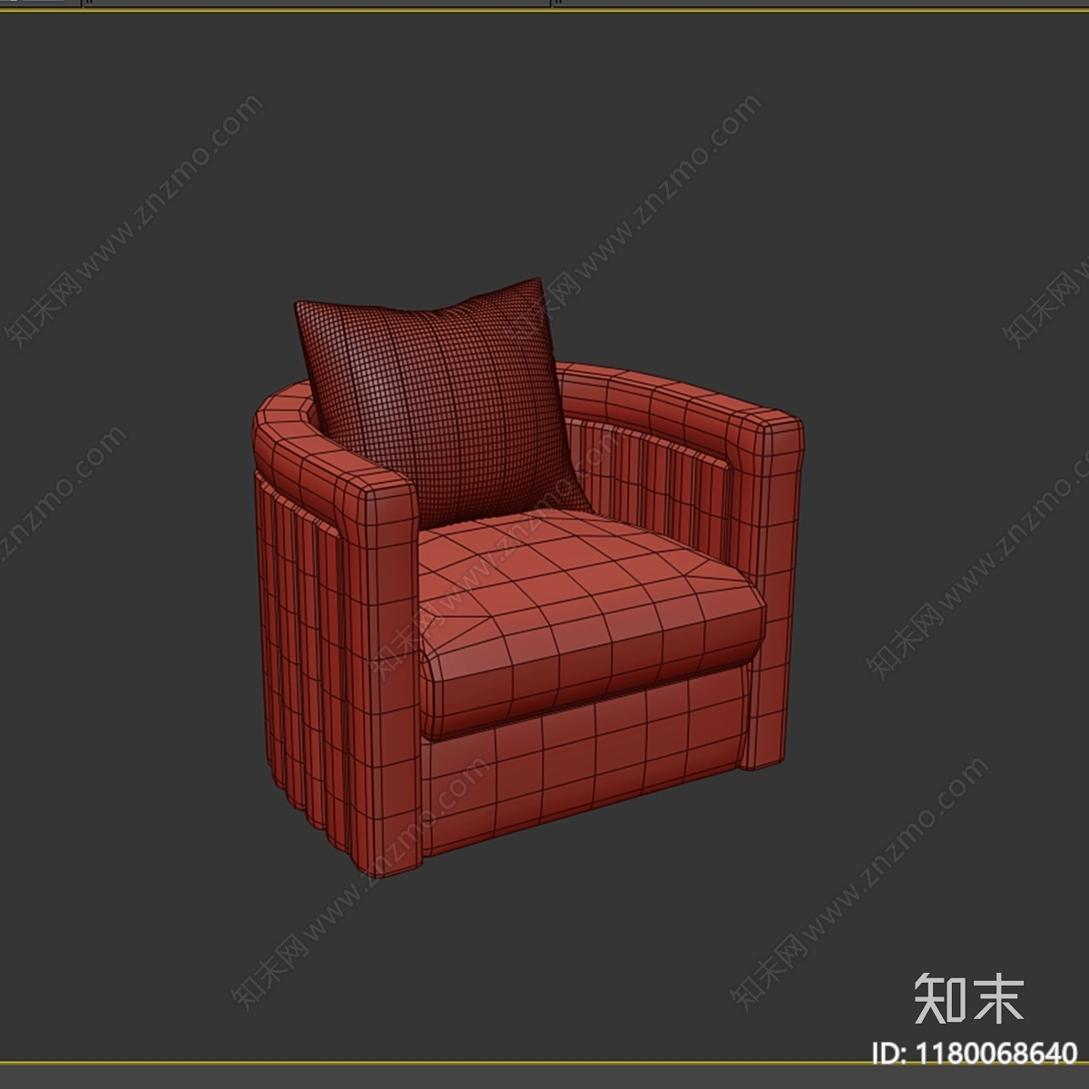 休闲椅3D模型下载【ID:1180068640】