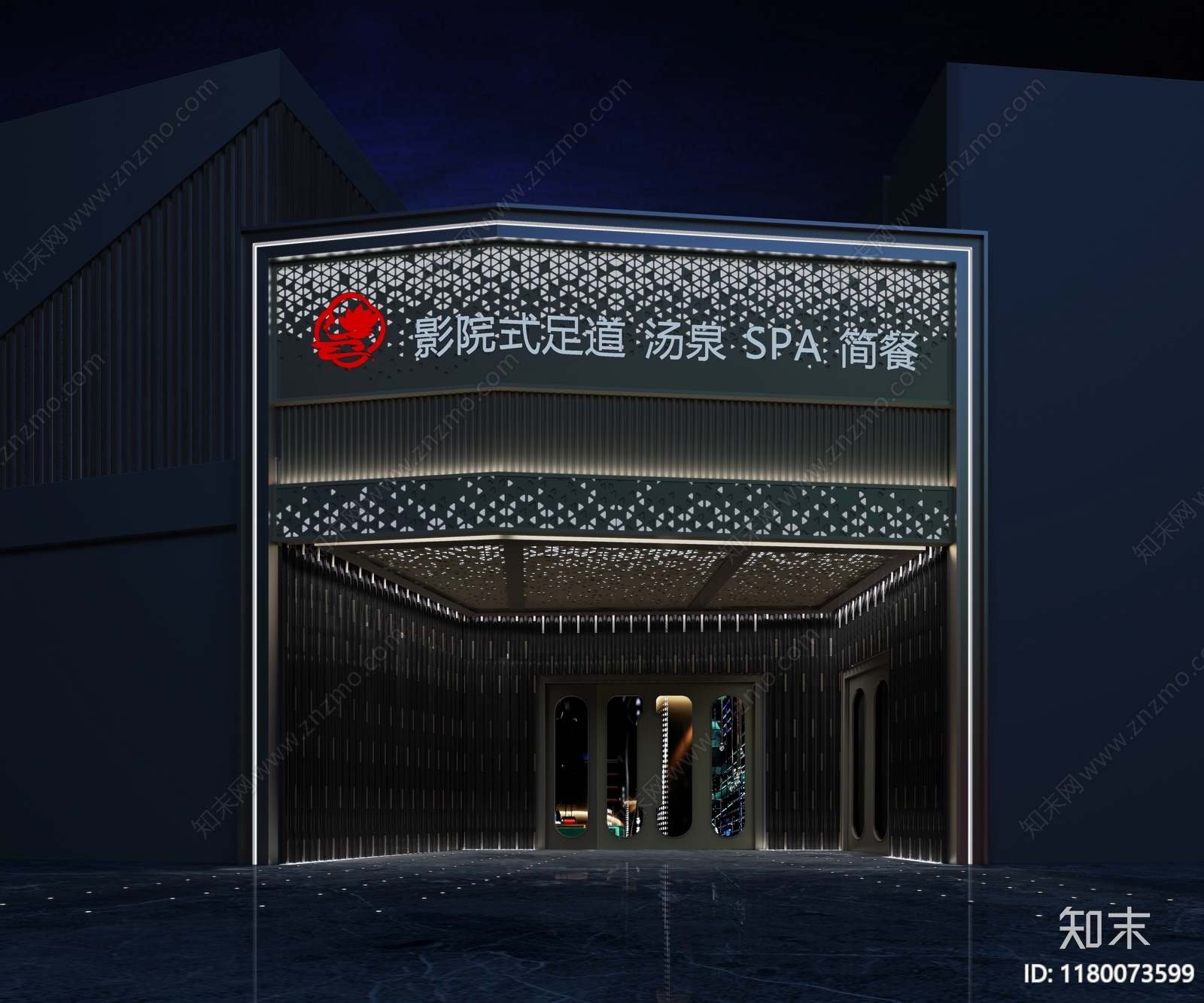 现代足浴店3D模型下载【ID:1180073599】