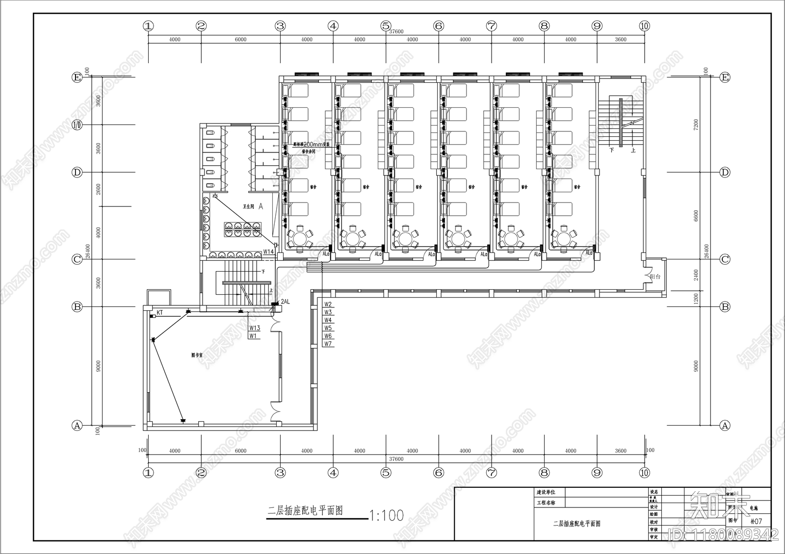 电气图cad施工图下载【ID:1180089342】