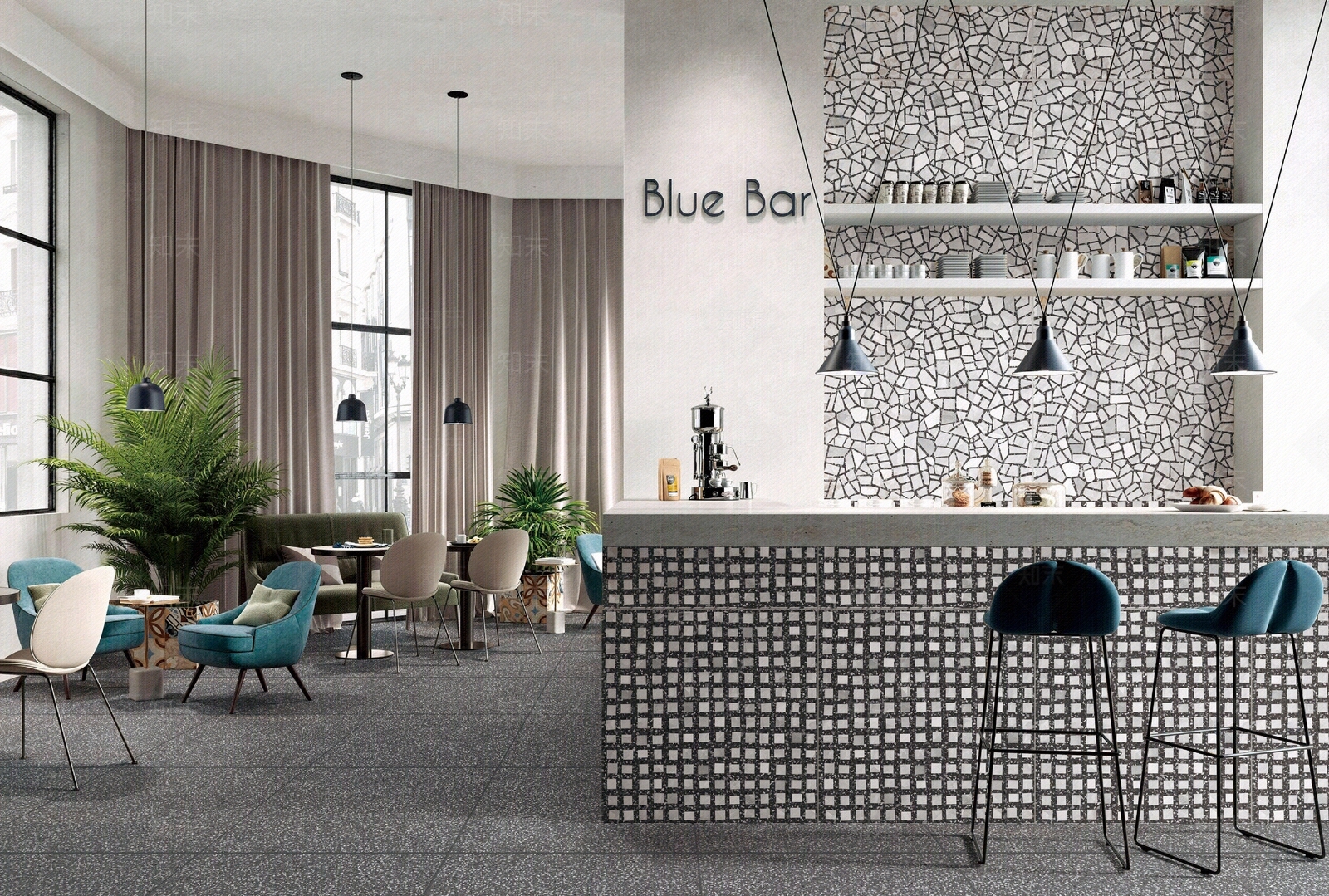 复古餐厅贴图下载【ID:1180118621】