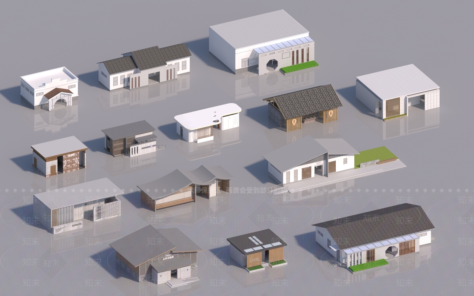 现代公厕3D模型下载【ID:1180126320】