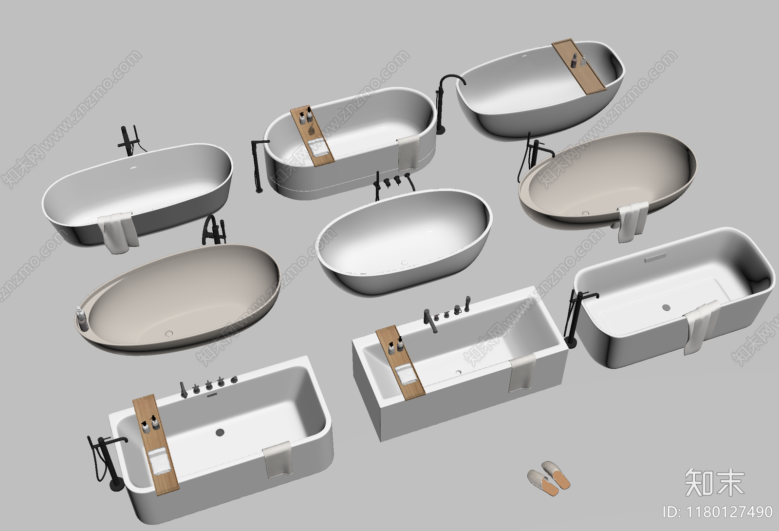 浴缸SU模型下载【ID:1180127490】