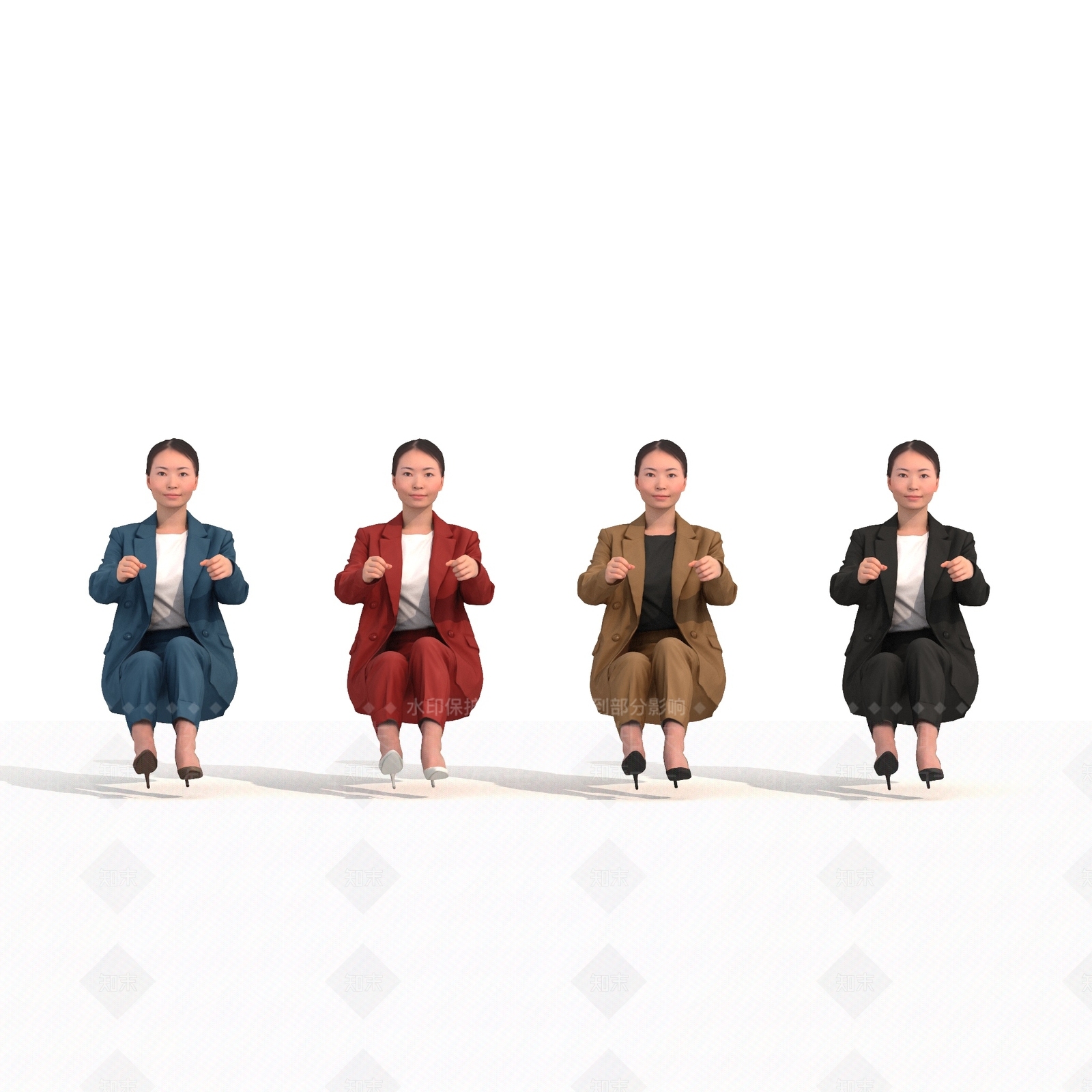 女人3D模型下载【ID:1180135755】