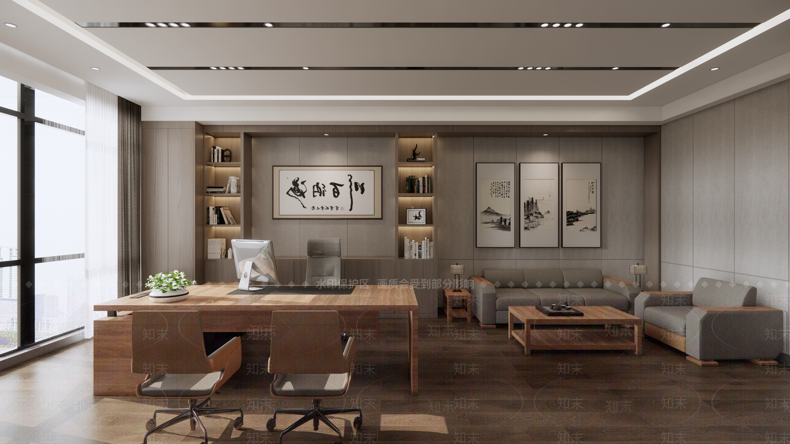 现代其他学校空间SU模型下载【ID:1180139246】