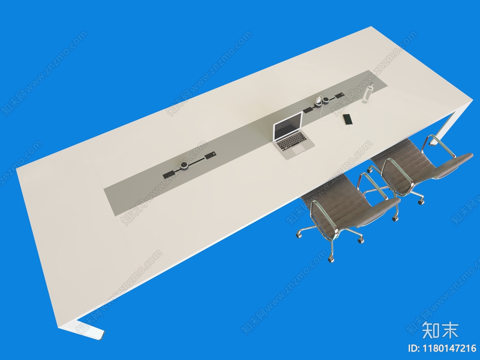 现代办公桌3D模型下载【ID:1180147216】