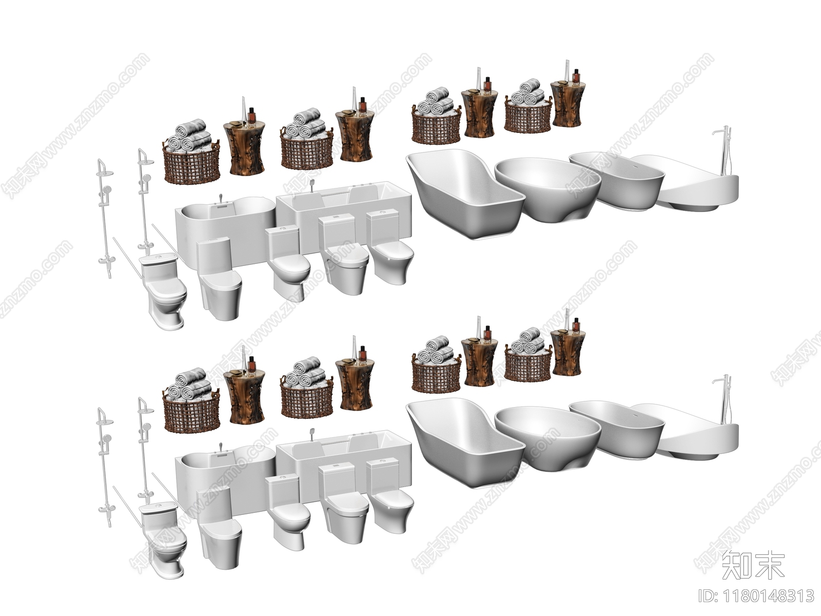 马桶3D模型下载【ID:1180148313】