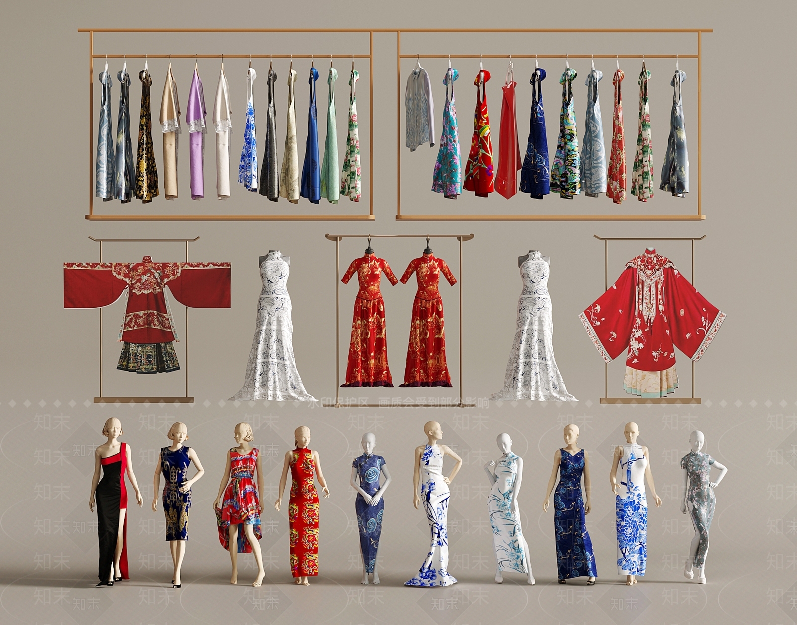 衣服3D模型下载【ID:1180148657】