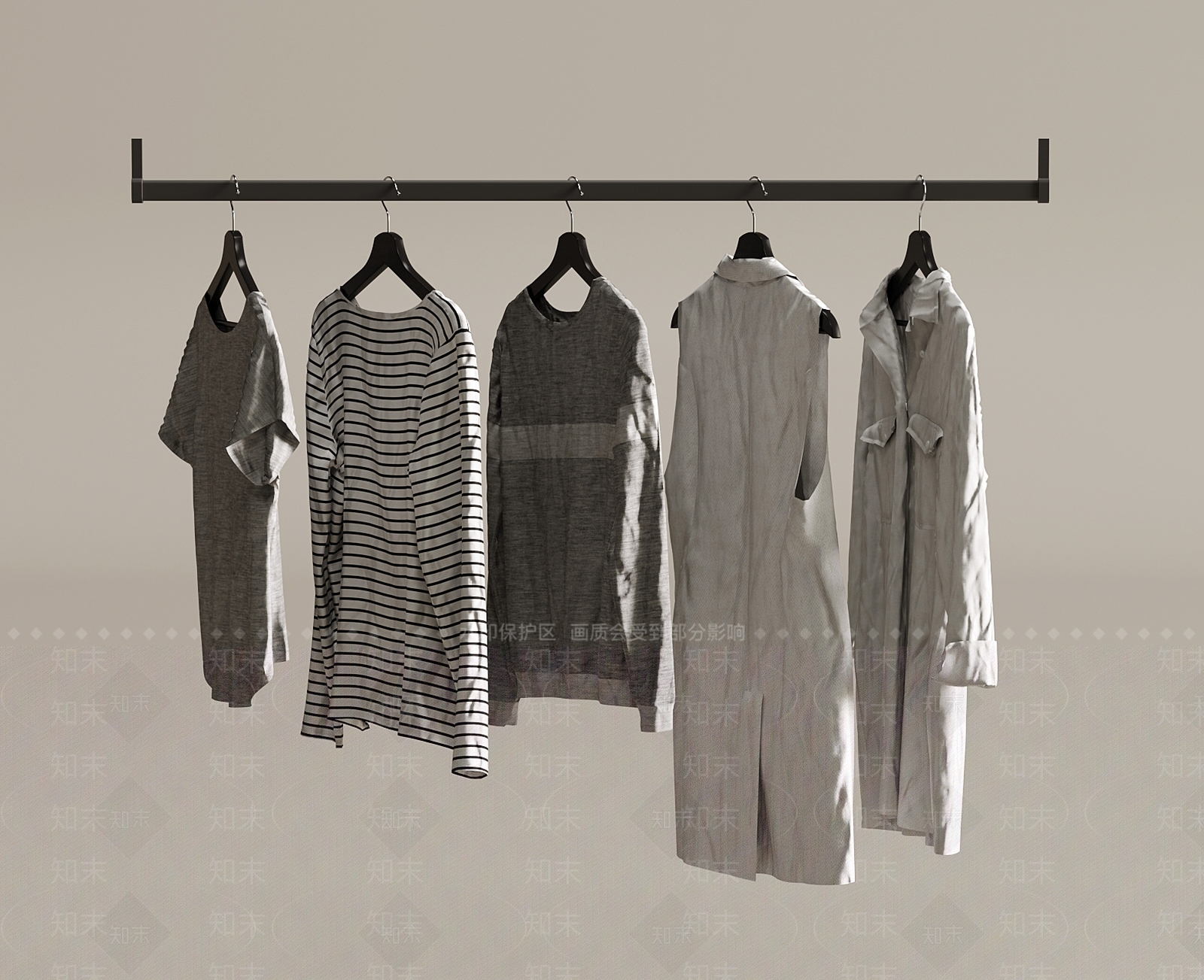 衣服SU模型下载【ID:1180148723】