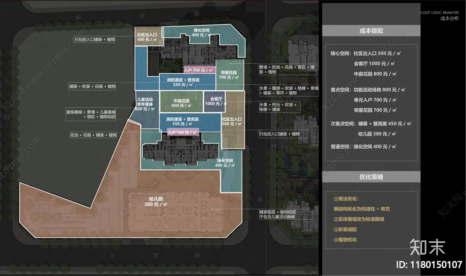 现代轻奢小区景观下载【ID:1180150107】