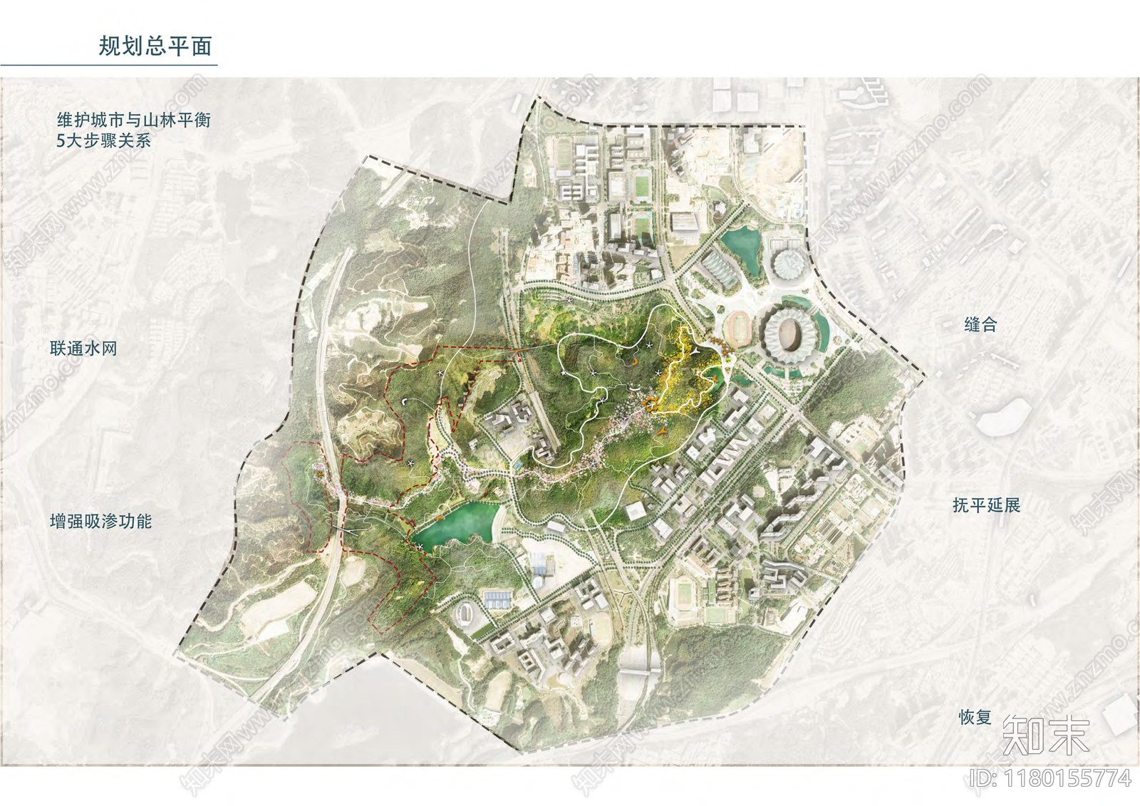 现代综合性公园景观下载【ID:1180155774】