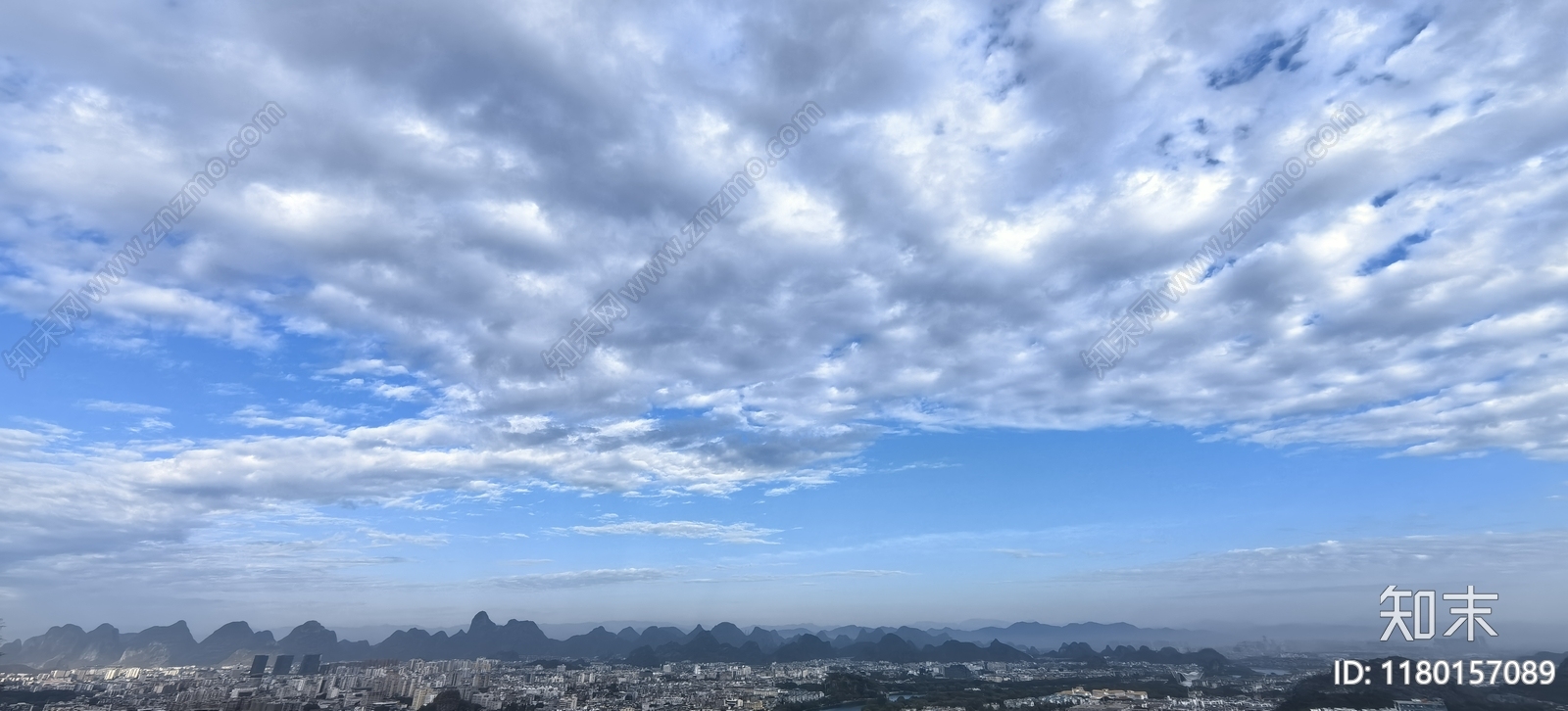 现代中式天空外景贴图下载【ID:1180157089】