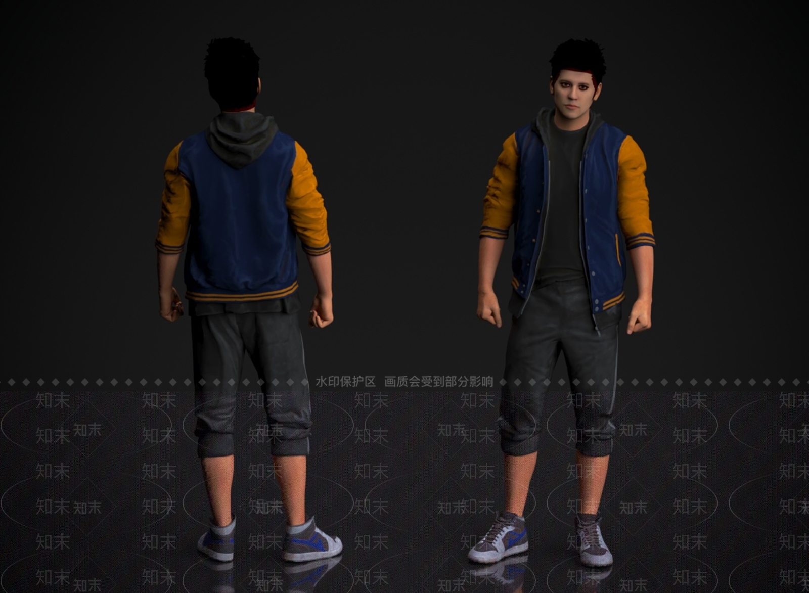 男人3D模型下载【ID:1180158918】