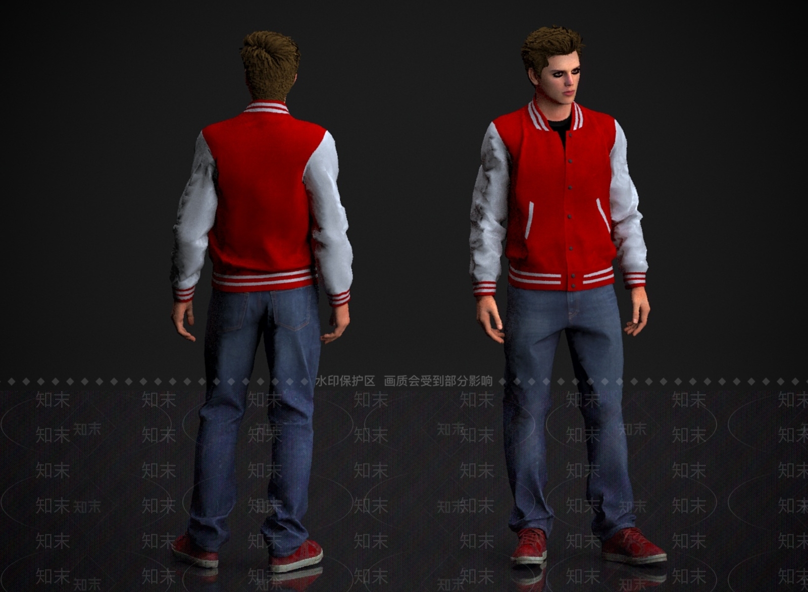 男人3D模型下载【ID:1180159124】