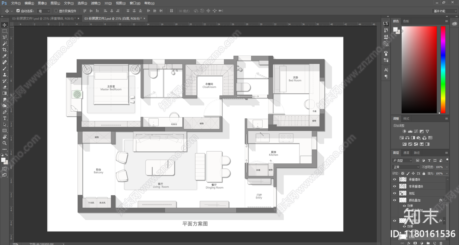 现代综合家具图库cad施工图下载【ID:1180161536】