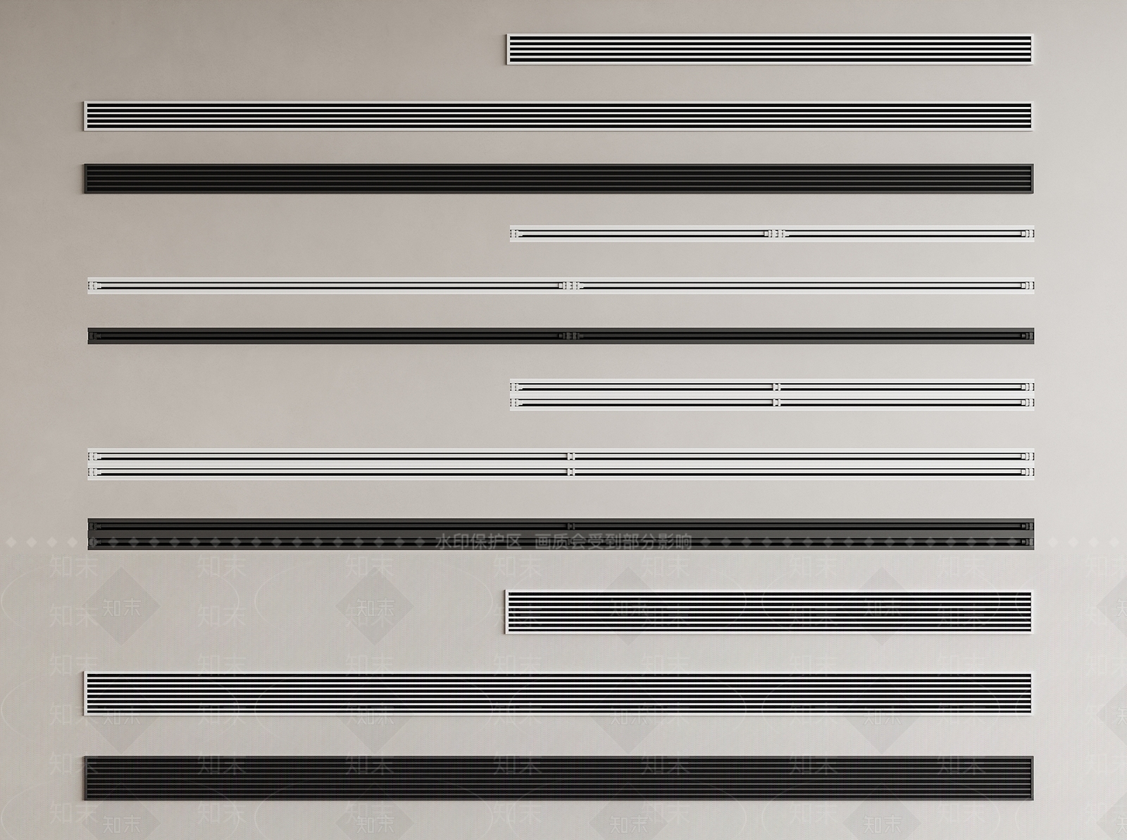 空调出风口SU模型下载【ID:1180175702】